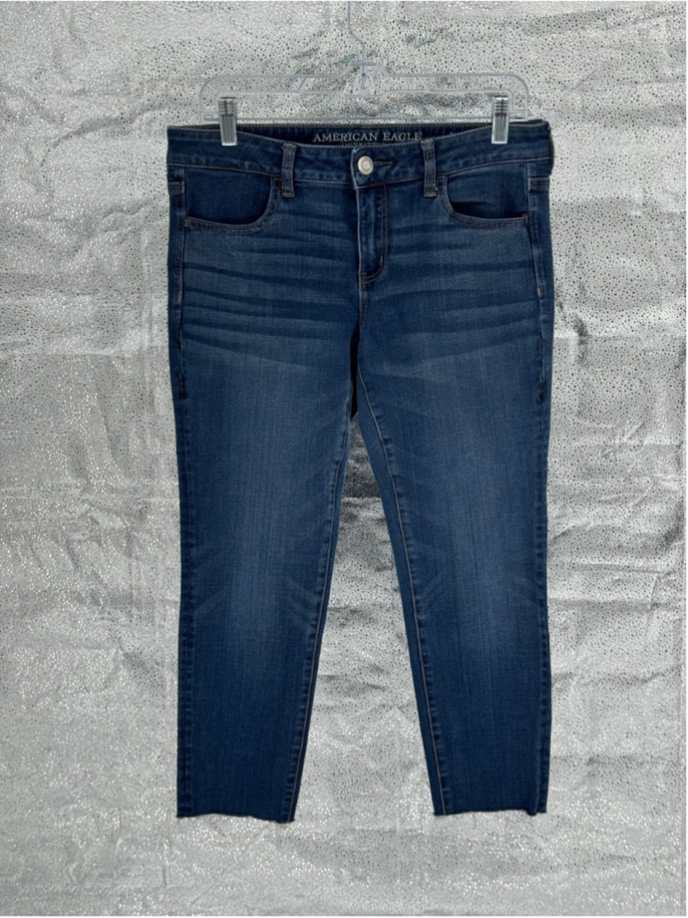 Women's American Eagle Blue Ankle Jeans Size 10